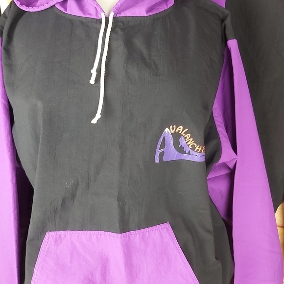 Vintage AVALANCHE Track Suit Hoodie Plus Track Pants Fully Lined Size La… - Picture 3 of 9